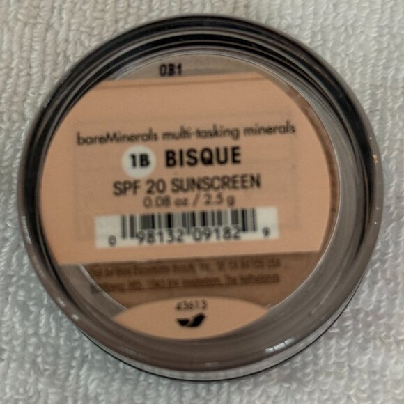 bareMinerals Bisque 1B Concealer Multi-Tasking Minerals SPF 20 2.5g .08 oz - 0B1 - Picture 1 of 6